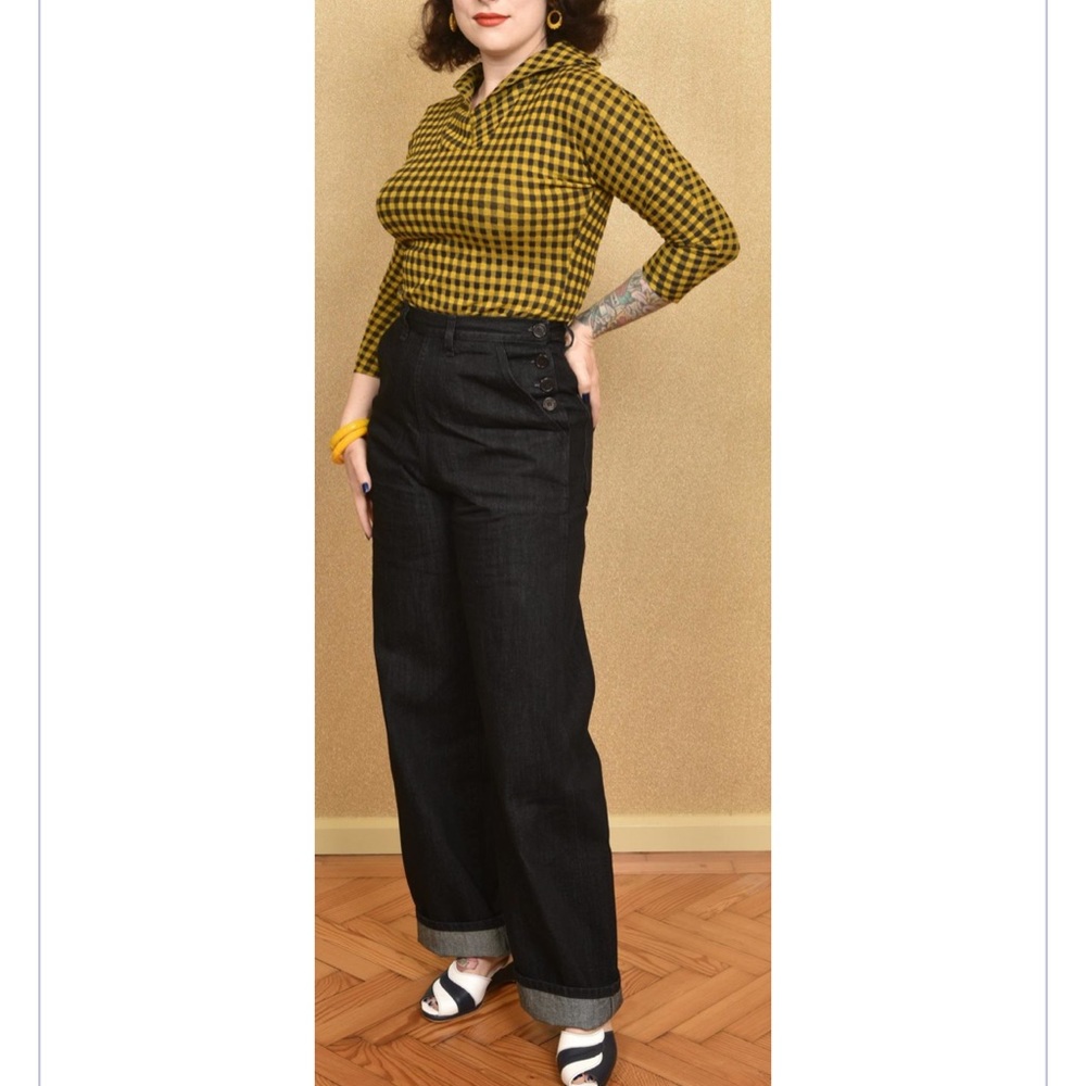 Freddie’s of Pinewood 1940s button jeans 32R